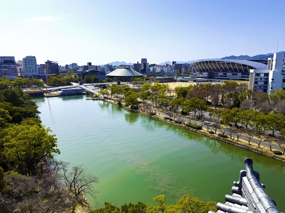 広島城からの景色