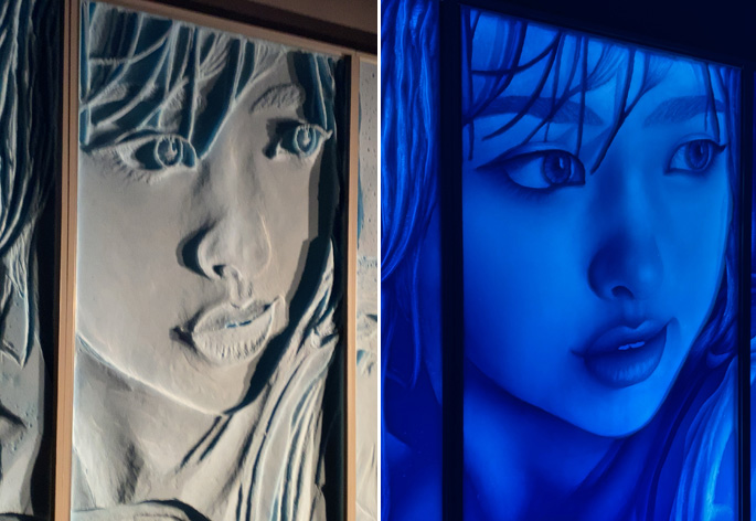 羽衣をまとったこちらの美女！モデルは誰だ？